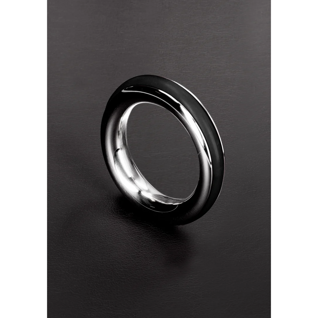Anello non vibrante per il pene con inserto in silicone – 1,6 / 40 mm - immagine 3