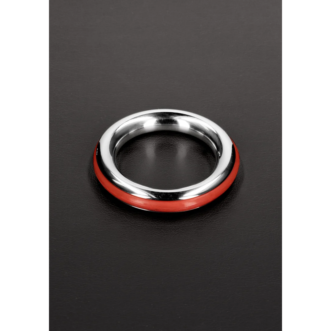 Anello non vibrante per il pene con inserto in silicone – 1,6 / 40 mm - immagine 8