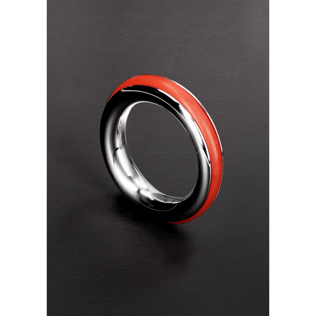 Anello non vibrante per il pene con inserto in silicone – 1,6 / 40 mm - immagine 9
