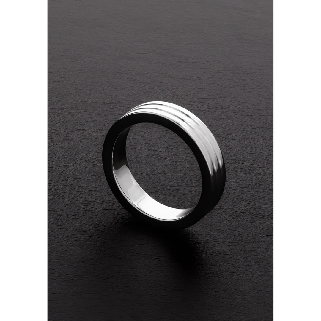 Anello fallico non vibrante dal design a coste – Ribbed C Ring - immagine 3