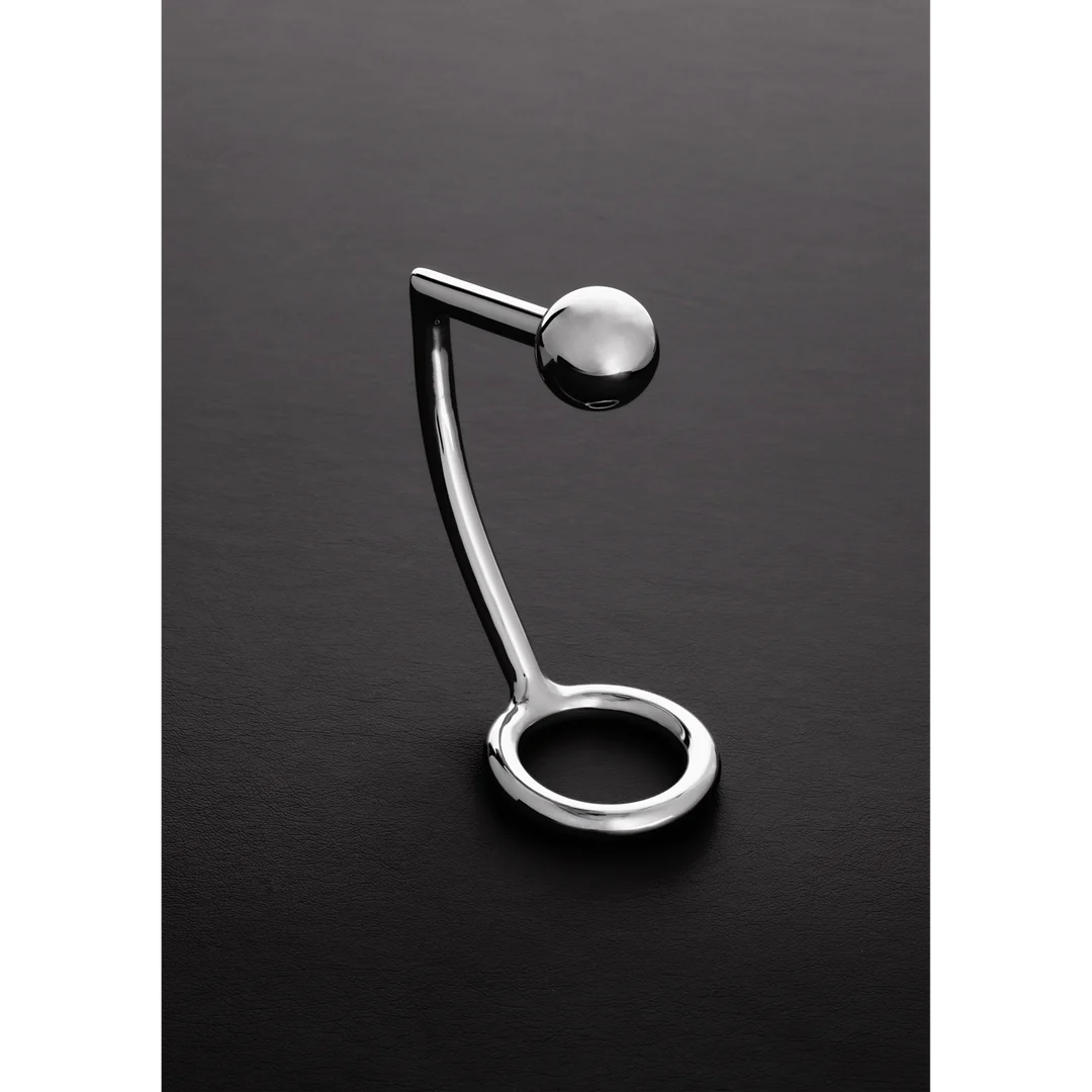 Anello per il pene non vibrante con sfera rimovibile: Intruder - immagine 4