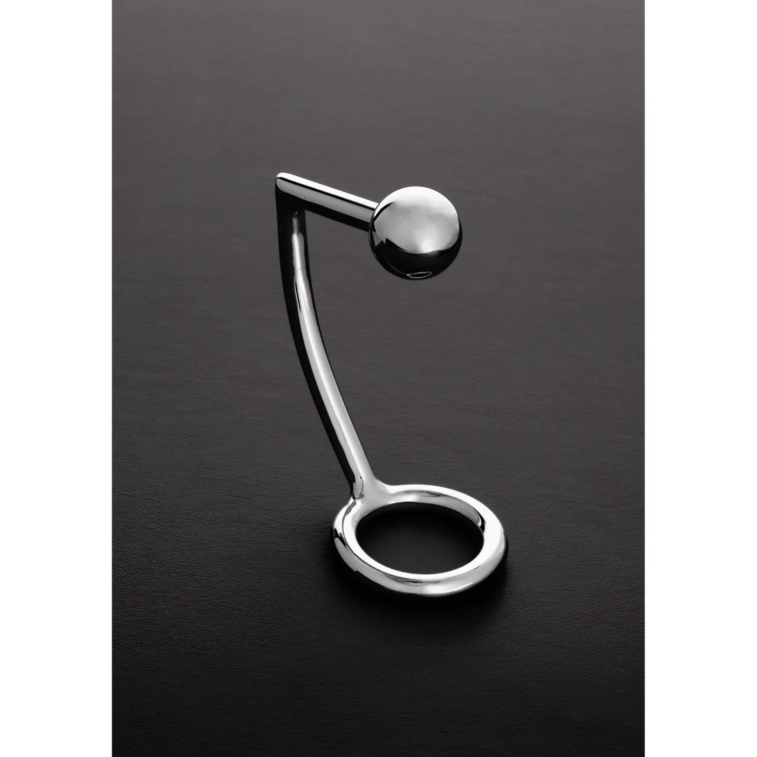 Anello per il pene non vibrante con sfera rimovibile: Intruder - immagine 12
