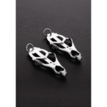 Pinze per capezzoli Steel by Shots Squeezer Teaser Clover - immagine 4