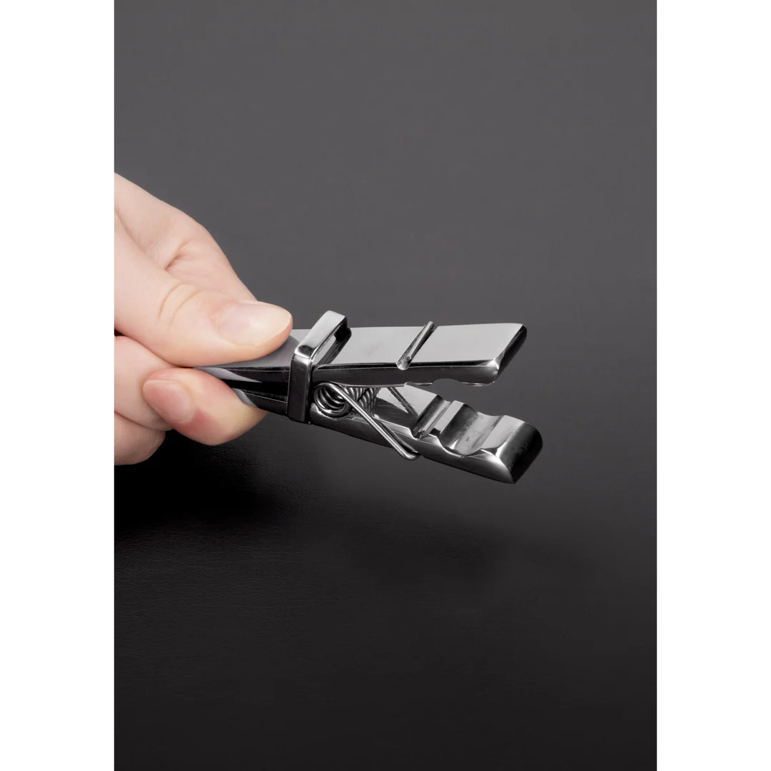 Morsetti per capezzoli Steel by Shots a forma di molletta - immagine 2