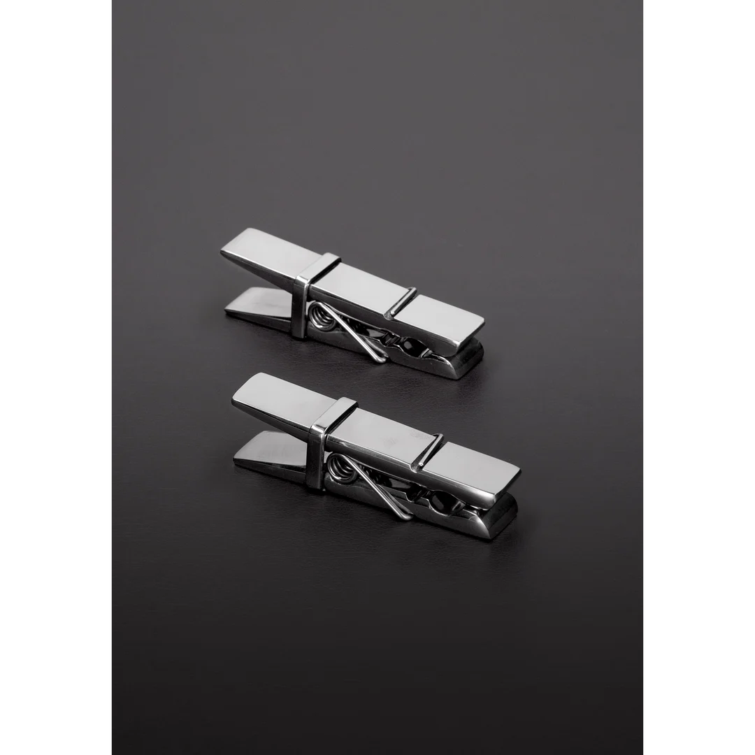 Morsetti per capezzoli Steel by Shots a forma di molletta - immagine 3