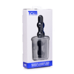 Cilindro Rosebud con quattro perle anali in silicone