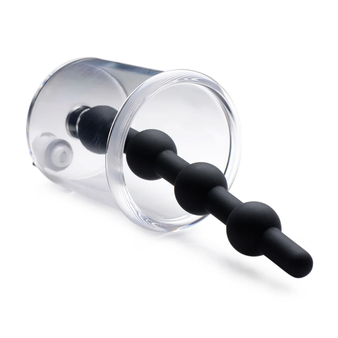 Cilindro Rosebud con quattro perle anali in silicone - immagine 6