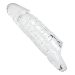 Sleeve trasparente realistica per pene - immagine 2