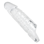 Sleeve trasparente realistica per pene - immagine 3
