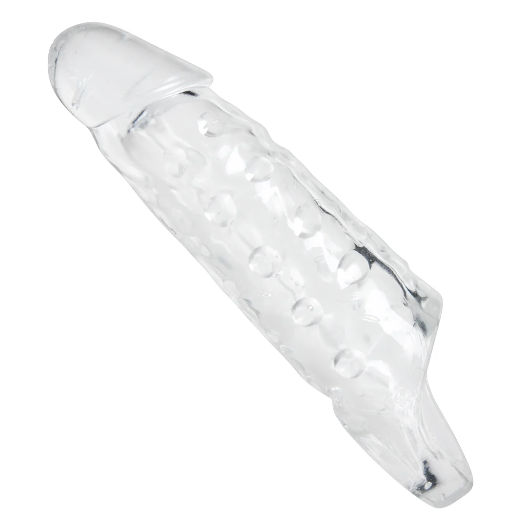 Sleeve trasparente realistica per pene - immagine 3