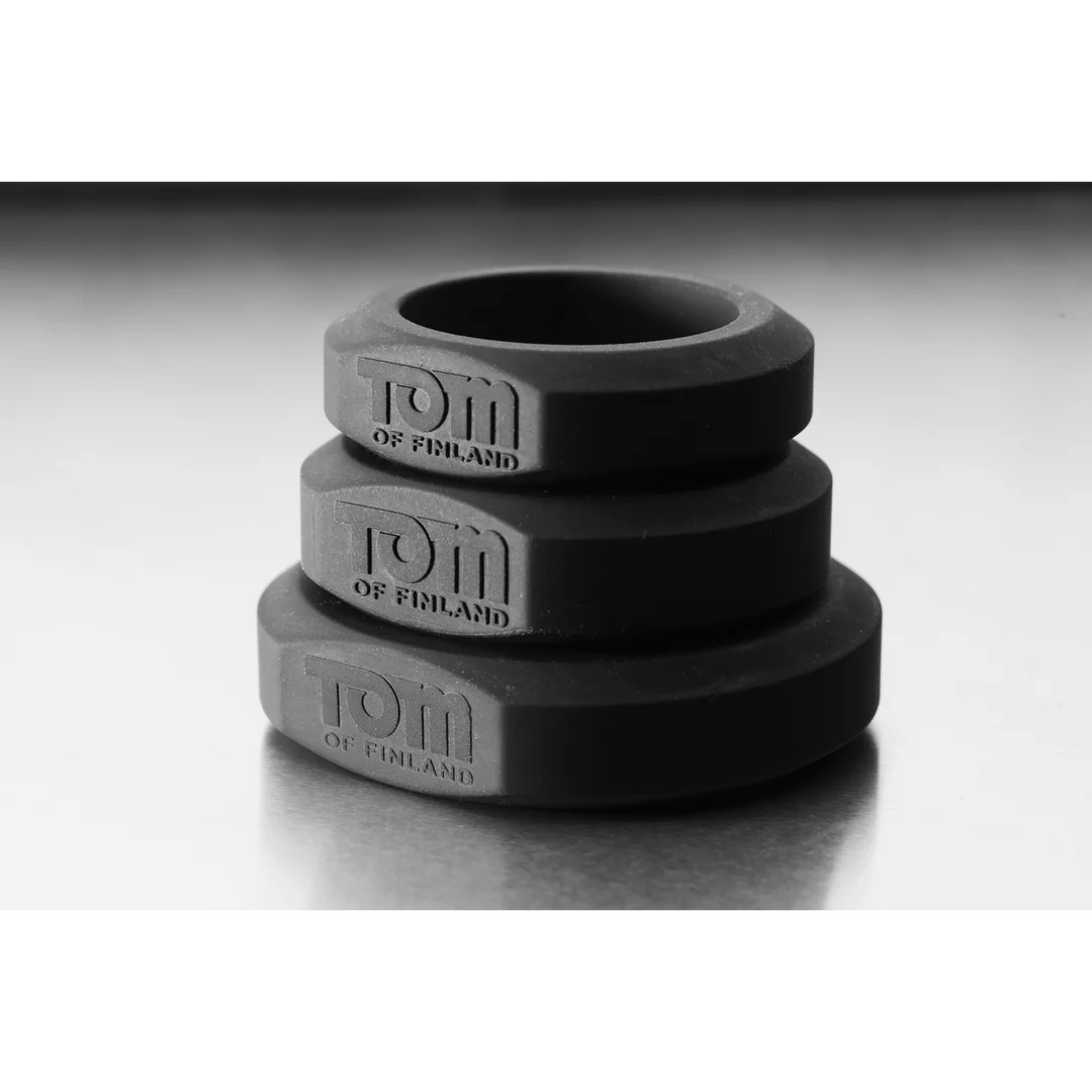 Set di anelli per il pene in silicone XR Brands, 3 misure - immagine 5