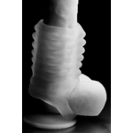 Guaina masturbatoria XR Brands con fascia per i testicoli - immagine 6