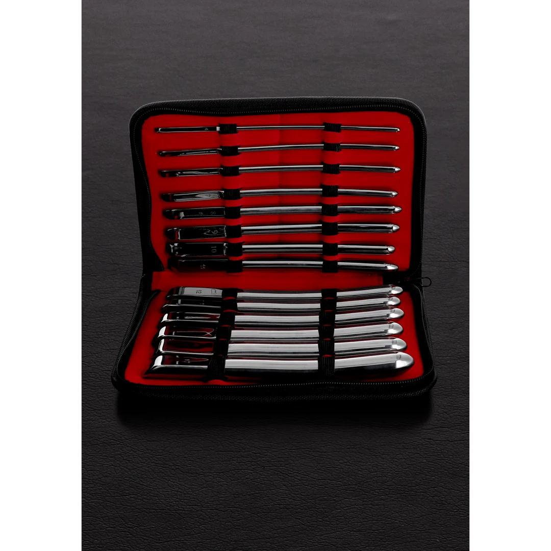 TMS-2403_1_1 Steel by Shots set di dilatatori in acciaio inossidabile, 14 pezzi - immagine 1