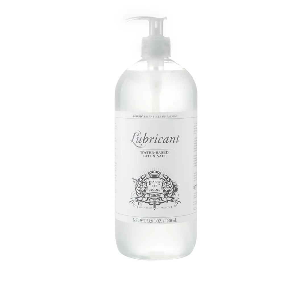 TOU073_1_2 Lubrificante a base d’acqua, testato dermatologicamente e incolore, senza profumo né sapore, 1000 ml / 34 fl oz, Touché by Shots - immagine 1