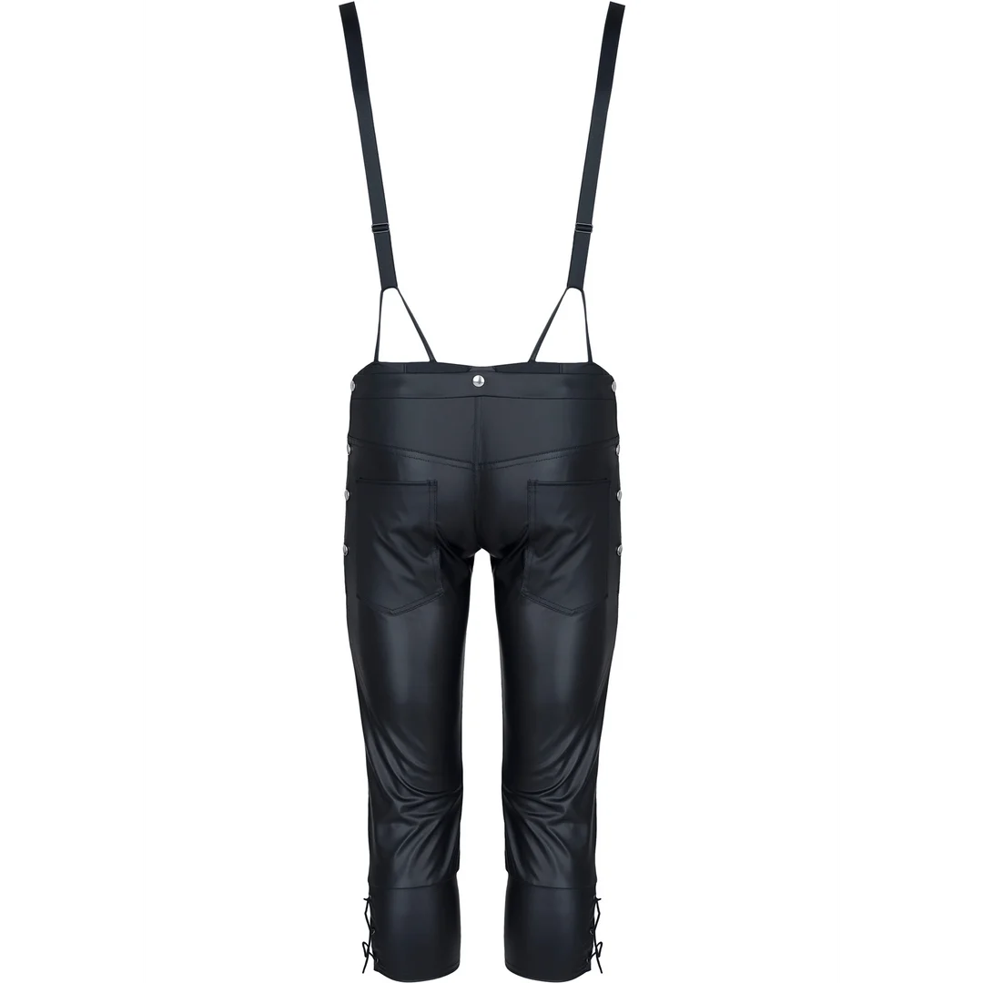 Outfit fetish da uomo in wetlook con dettagli metallici – Regnes Fetish Planet - immagine 6