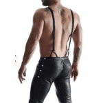 Outfit fetish da uomo in wetlook con dettagli metallici – Regnes Fetish Planet - immagine 10