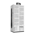 vibratore rabbit con perle rotanti e doppia stimolazione nero (Izara) VIVE by Shots - immagine 3