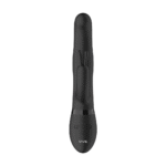 vibratore rabbit con perle rotanti e doppia stimolazione nero (Izara) VIVE by Shots - immagine 6
