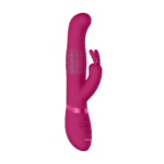vibratore rabbit con perle rotanti e doppia stimolazione nero (Izara) VIVE by Shots - immagine 11