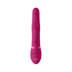 vibratore rabbit con perle rotanti e doppia stimolazione nero (Izara) VIVE by Shots - immagine 12