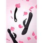 Vibratore rabbit – punta rotante a 360° per il punto G e 10 modalità – VIVE by Shots, viola - immagine 13