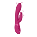 Vibratore rabbit – 10 modalità per punto G e clitoride, ricaricabile e impermeabile – VIVE by Shots, rosa VIVE by Shots - immagine 10