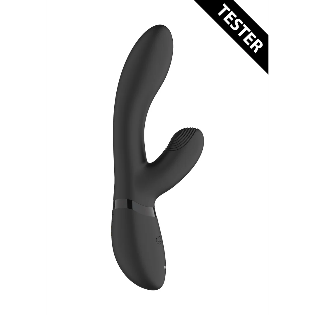 Rabbit vibratore con stimolazione clitoridea a onde pulsanti e 10 funzioni, rosa, VIVE by Shots - immagine 3