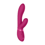 Rabbit vibratore con stimolazione clitoridea a onde pulsanti e 10 funzioni, rosa, VIVE by Shots - immagine 16