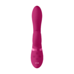 Rabbit vibratore con stimolazione clitoridea a onde pulsanti e 10 funzioni, rosa, VIVE by Shots - immagine 17