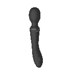 Vibratore wand doppio con doppio motore e 10+10 modalità, viola VIVE by Shots - immagine 4