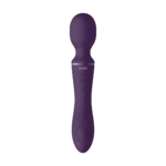 Vibratore wand doppio con doppio motore e 10+10 modalità, viola VIVE by Shots - immagine 11