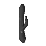 Vibratore rabbit con perline mobili su e giù e 3 motori, VIVE by Shots, nero VIVE by Shots - immagine 4