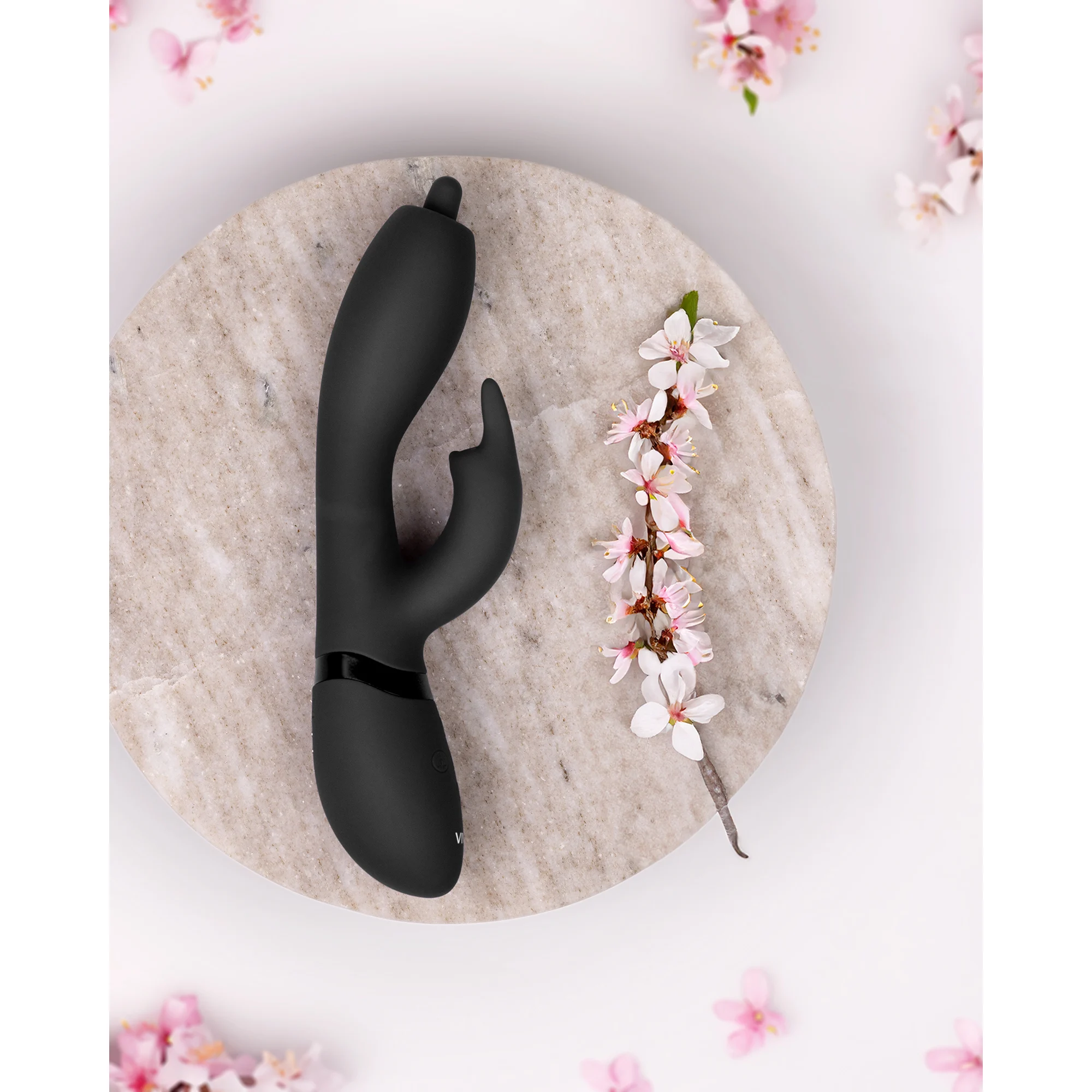 Vibratore rabbit con punta rotante a 360° per il punto G e stimolazione clitoridea, VIVE by Shots, viola VIVE by Shots - immagine 7