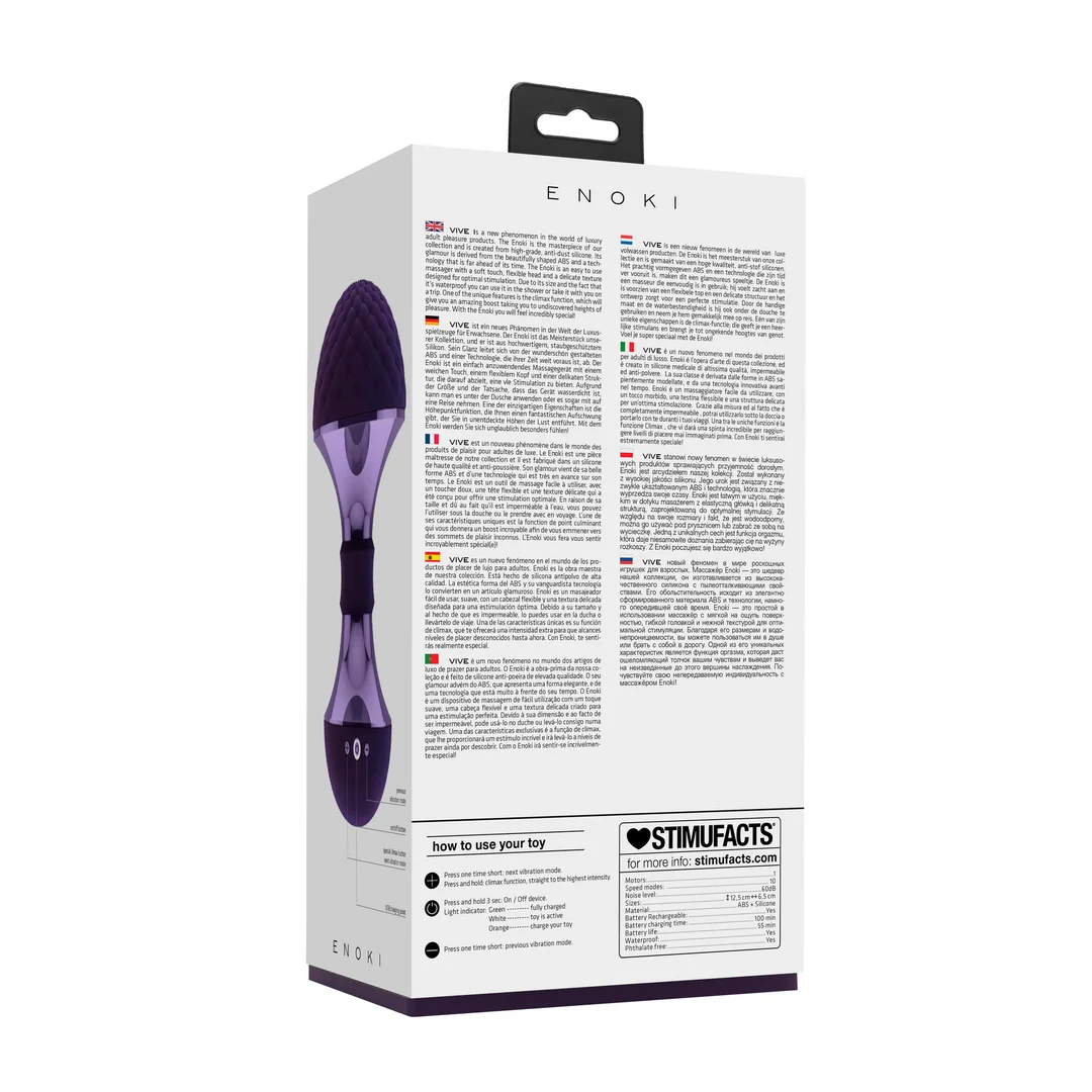 Vibratore massaggiante con 10 modalità di vibrazione – Tester VIVE by Shots - immagine 8