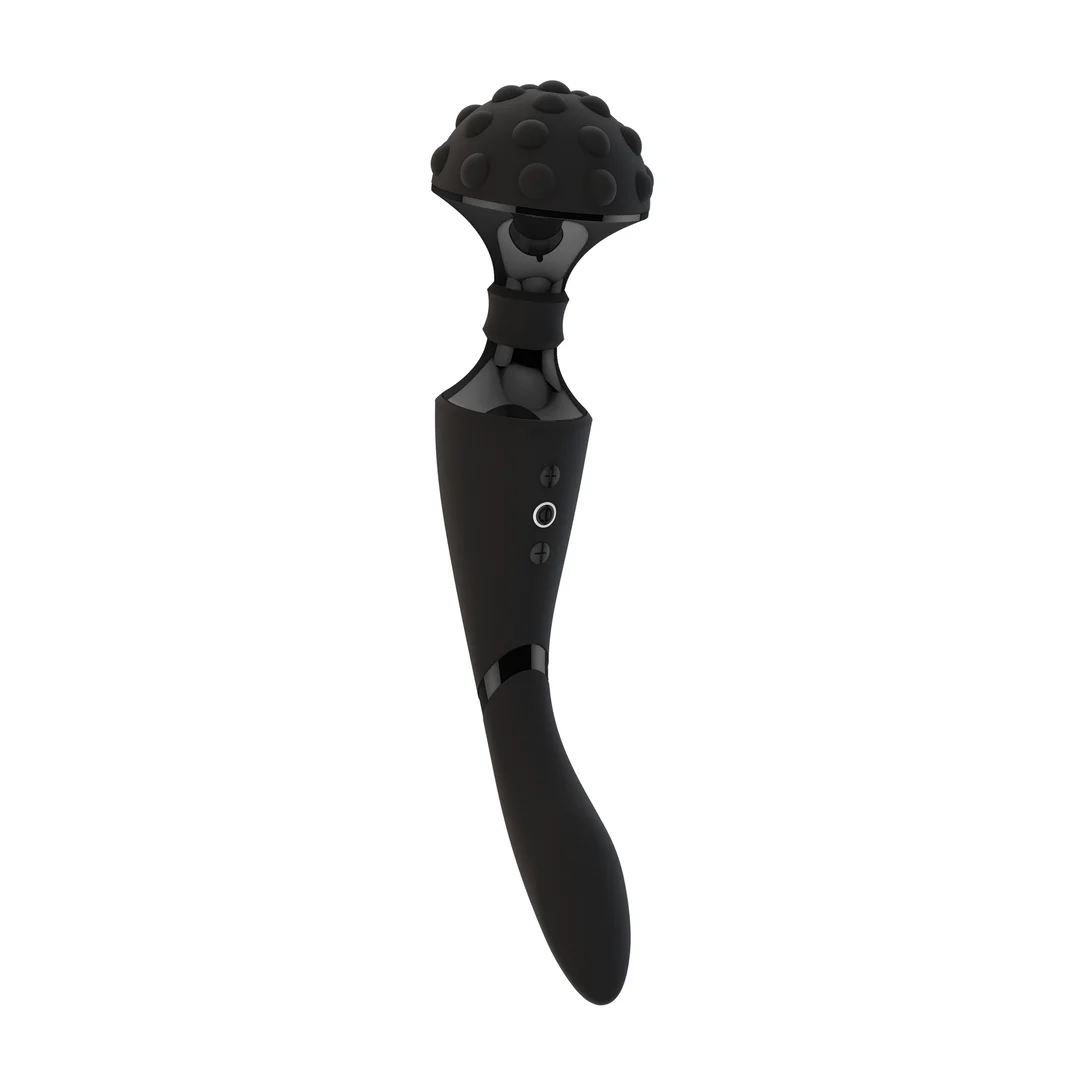 Vibratore wand con doppio motore e 10 modalità, viola, VIVE by Shots - immagine 6