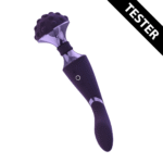 Vibratore wand con doppio motore e 10 modalità, viola, VIVE by Shots