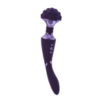 Vibratore wand con doppio motore e 10 modalità, viola, VIVE by Shots - immagine 11