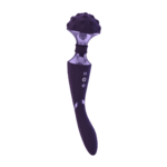 Vibratore wand con doppio motore e 10 modalità, viola, VIVE by Shots - immagine 12