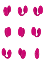 ovetto vibrante – stimolazione doppia con 2 ovetti e 10×10 programmi – VIVE Rosa VIVE by Shots - immagine 5