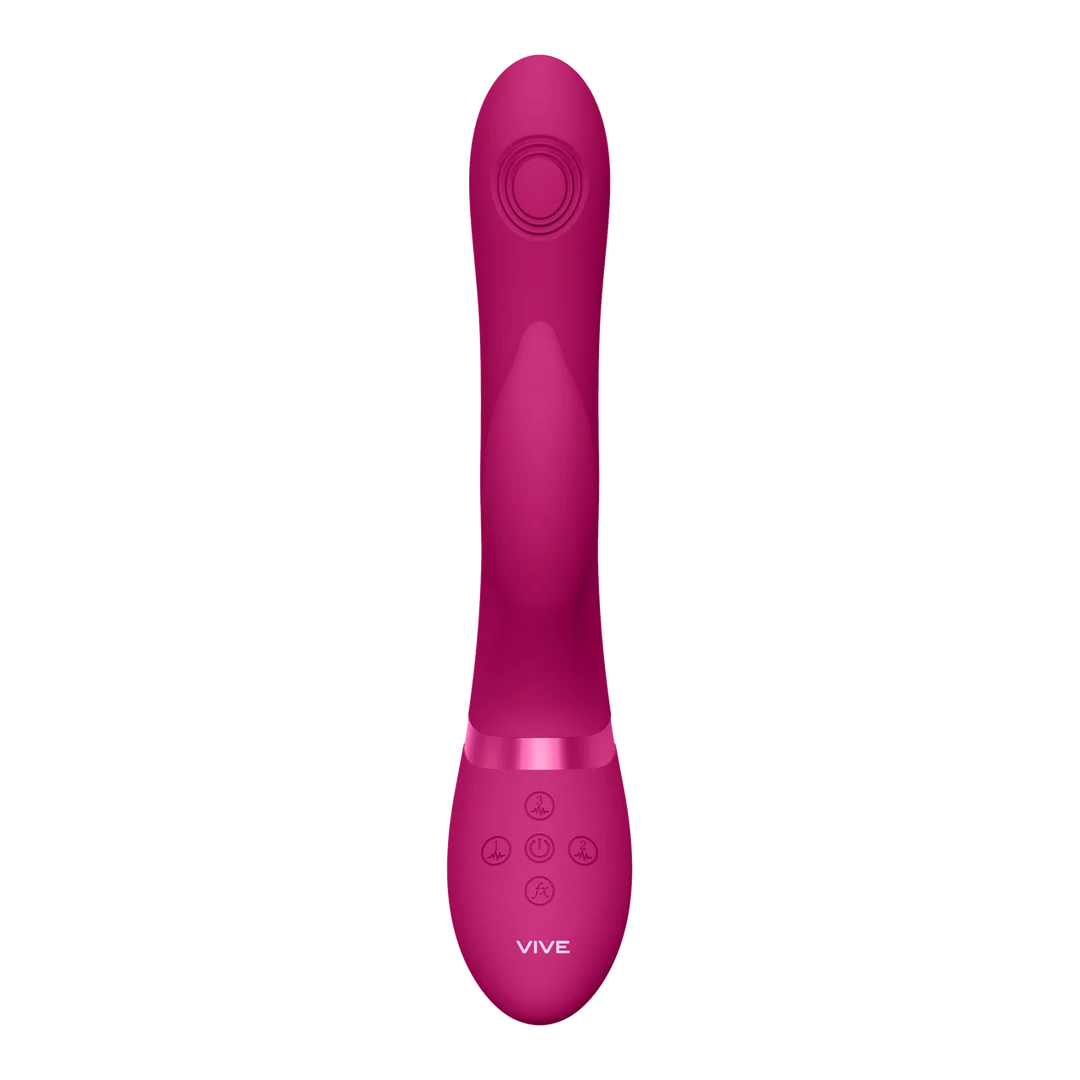 Vibratore rabbit – Pulse Wave con stimolazione del punto G e del clitoride – VIVE Viola VIVE by Shots - immagine 4