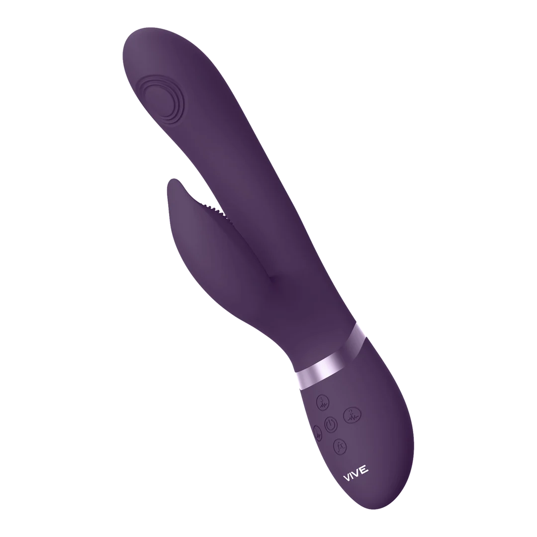 Vibratore rabbit – Pulse Wave con stimolazione del punto G e del clitoride – VIVE Viola VIVE by Shots - immagine 11