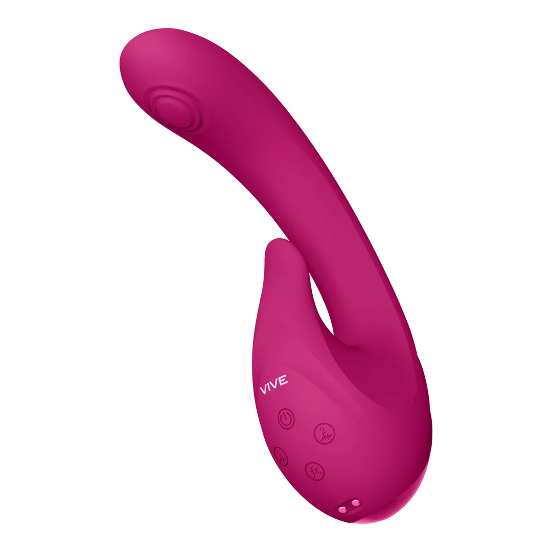 Vibratore per il punto G con 10 modalità, rosa VIVE by Shots - immagine 4