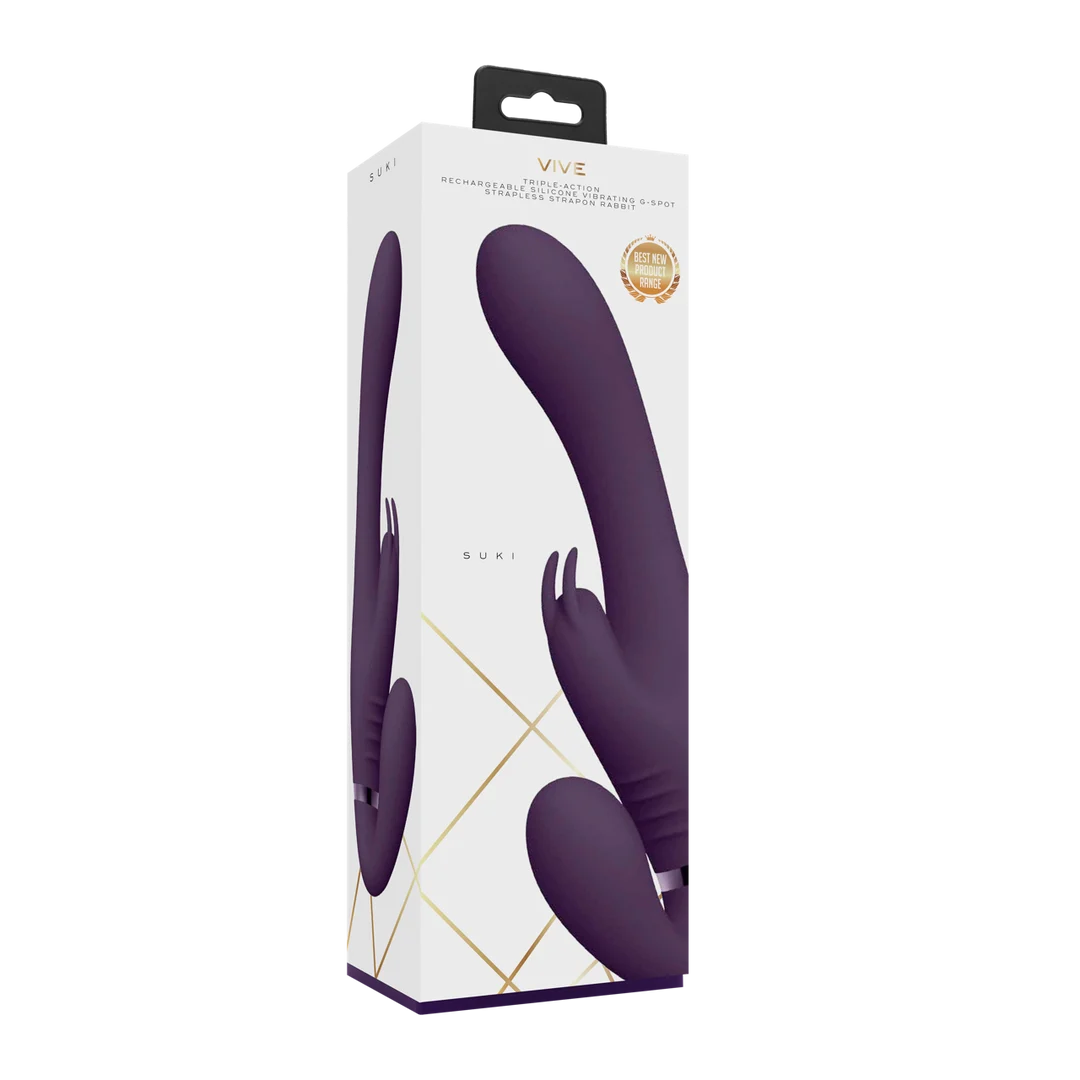 Vibratore senza cinturino per stimolazione di coppia – VIVE Suki, rosa, VIVE by Shots - immagine 8
