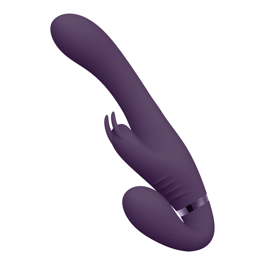 Vibratore senza cinturino per stimolazione di coppia – VIVE Suki, rosa, VIVE by Shots - immagine 11