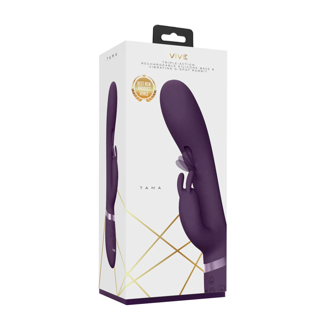 Vibratore rabbit, 10 modalità e impermeabile, VIVE by Shots viola VIVE by Shots - immagine 7