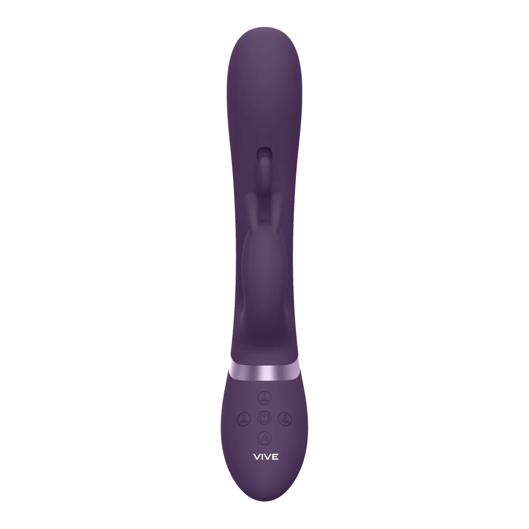 Vibratore rabbit, 10 modalità e impermeabile, VIVE by Shots viola VIVE by Shots - immagine 8