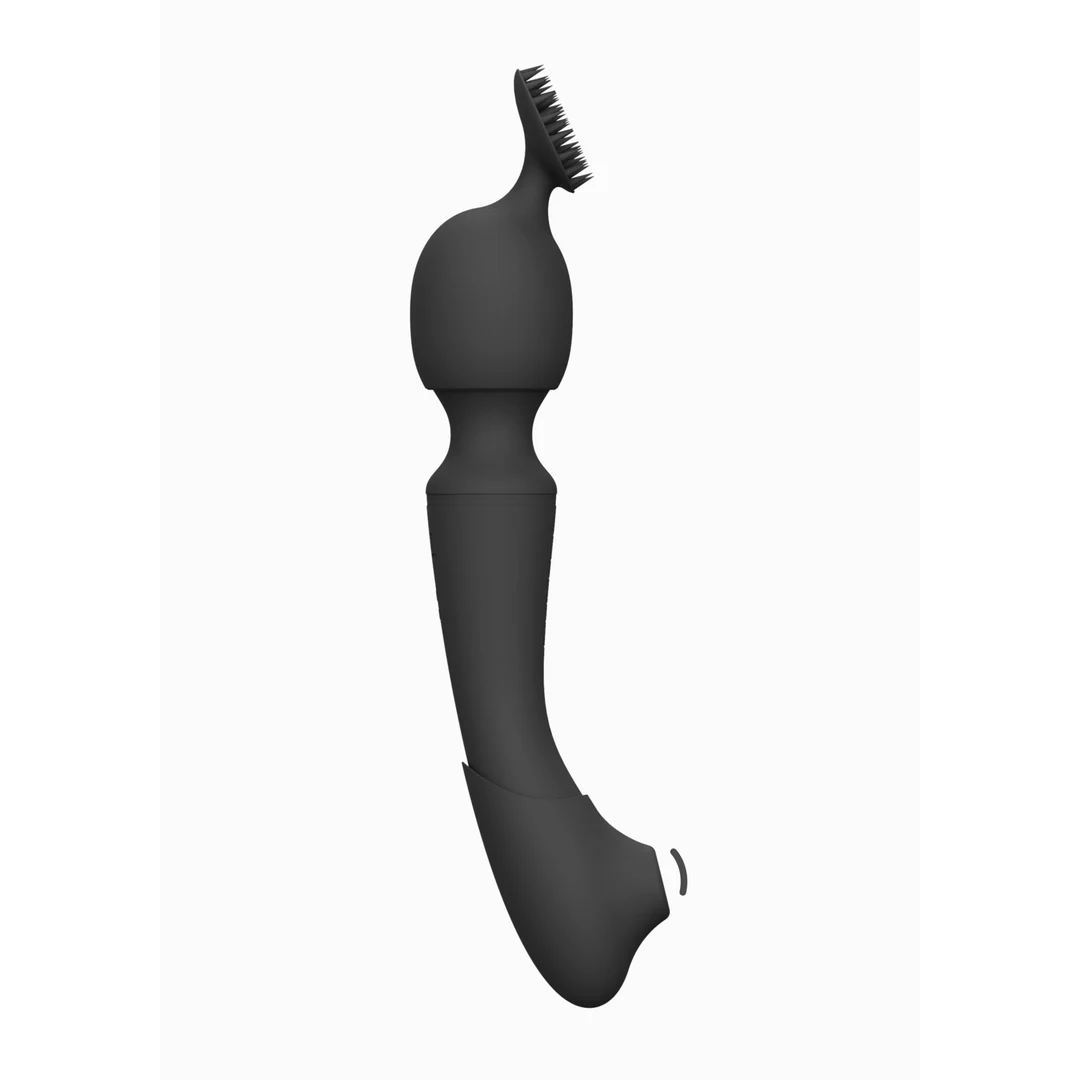 Vibratore wand con doppio motore e 10 modalità, VIVE by Shots, viola, VIVE by Shots - immagine 5