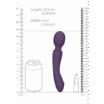Vibratore wand con doppio motore e 10 modalità, VIVE by Shots, viola, VIVE by Shots - immagine 14