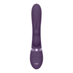 Vibratore rabbit, punto G gonfiabile e 10 modalità, VIVE nero VIVE by Shots - immagine 3