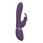 Vibratore rabbit, punto G gonfiabile e 10 modalità, VIVE nero VIVE by Shots - immagine 4